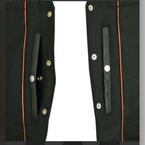 DS245 WOMEN'S STYLISH OPEN NECK SIDE LACE ZIPPER FRONT VEST size large - Picture 9 of 10